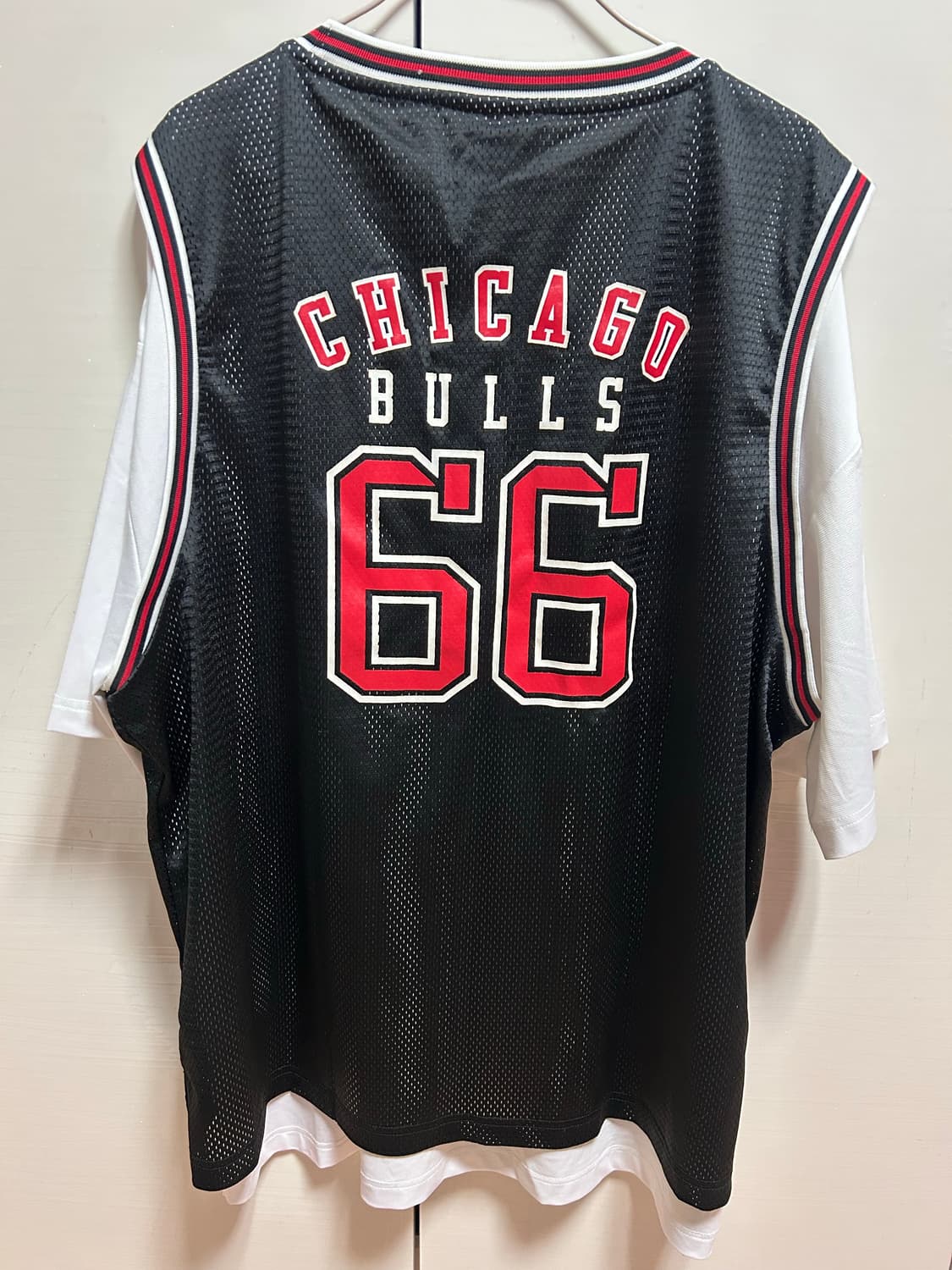 NBA 시카고 불스 농구 져지 블랙 L 상품이미지5