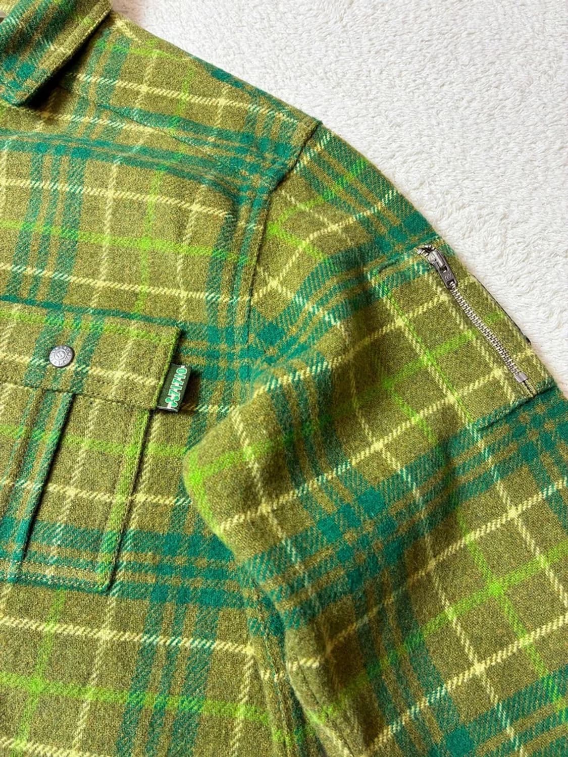 오일릴리 모던 플란넬 체크 울 셔츠 PN6979 상품이미지5