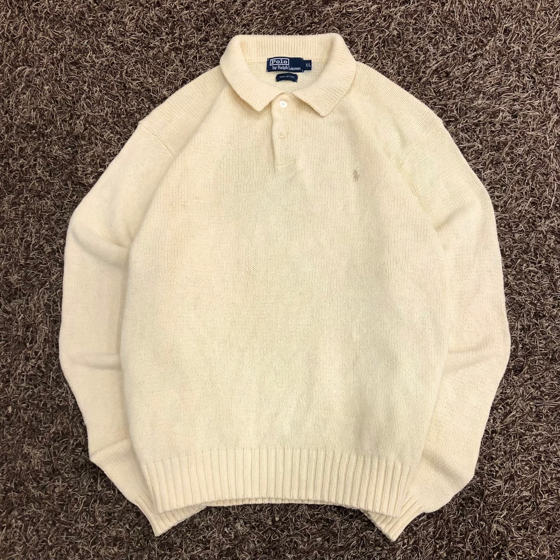  폴로 랄프로렌 아이보리 카라 니트 상품이미지2