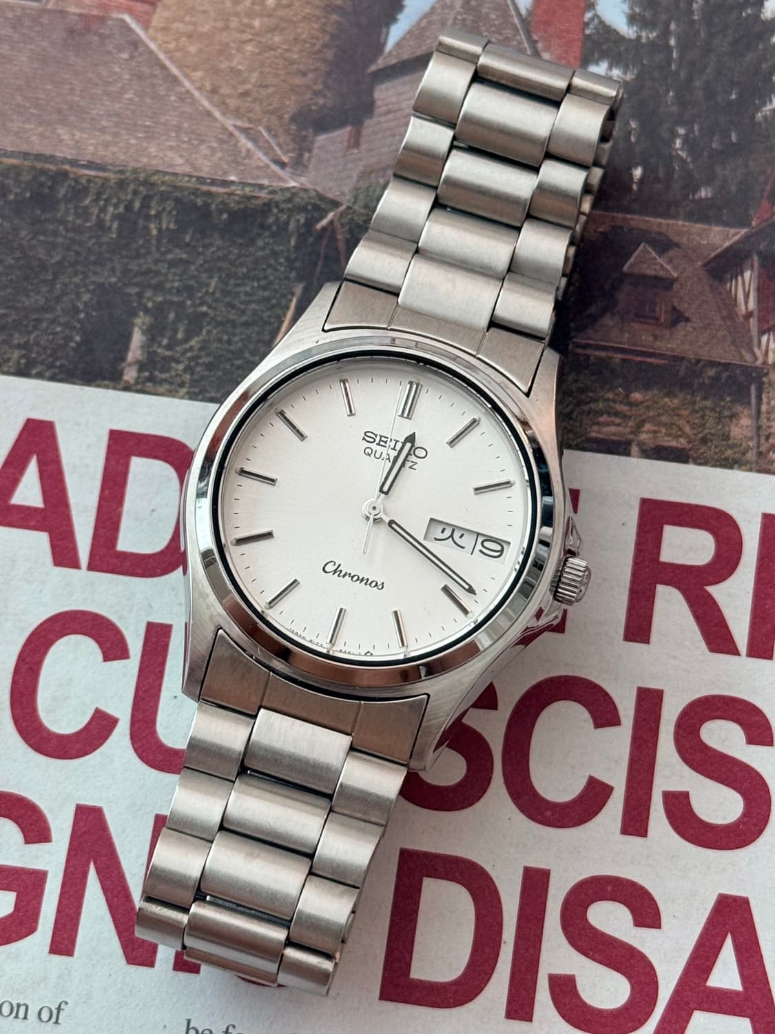 Seiko 세이코 쿼츠 Chronos Day-Date 1980 상품이미지1
