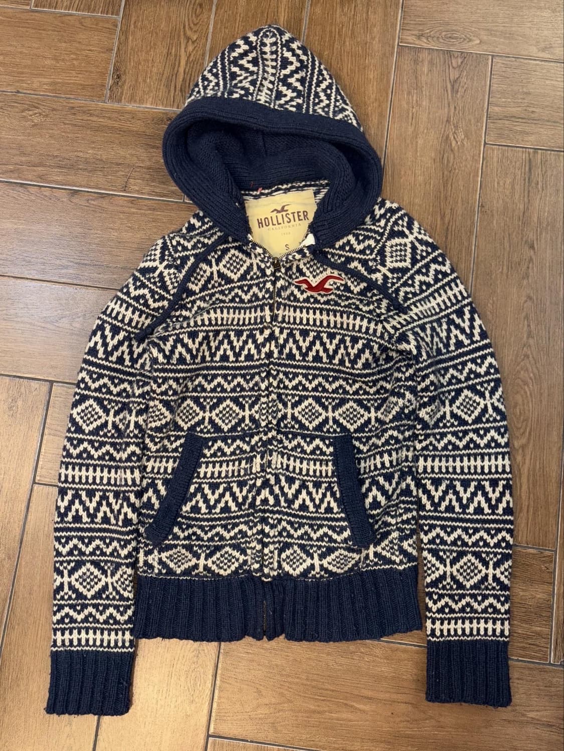 Hollister Knit Hood Zip-Up 상품이미지7