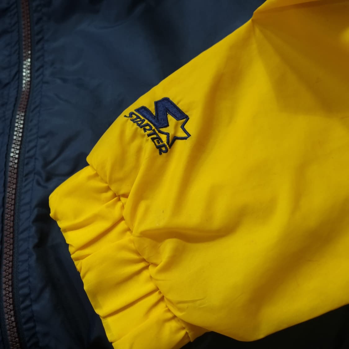 90's 스타터 웨스트버지니아 올드스쿨 바람막이 상품이미지5