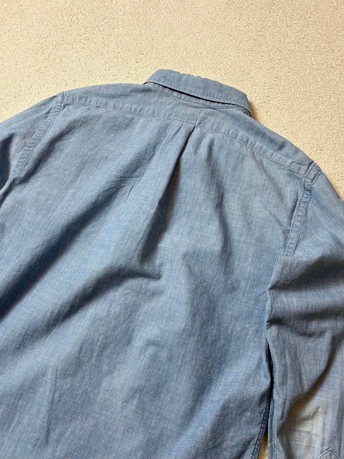 브룩스브라더스 로고 샴브레 데님 셔츠 PN7459 상품이미지6