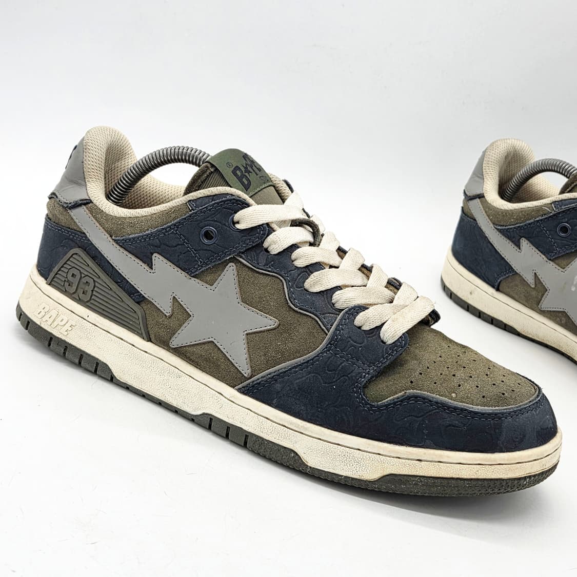 베이프 베이프 Sk8 스타 로우 아미 그린 (290) 상품이미지6