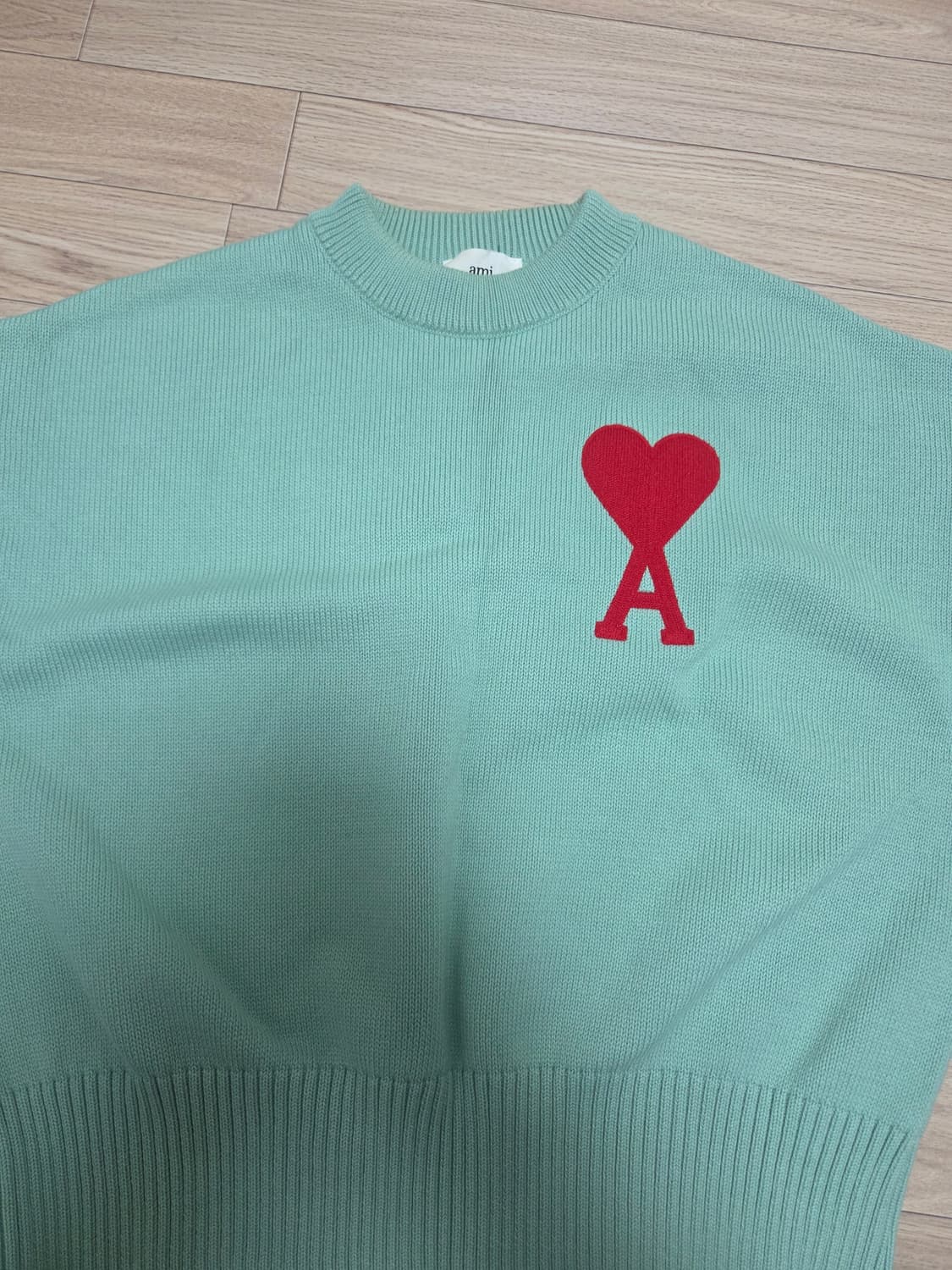 아미 빅 하트로고 민트 라지L 상품이미지1