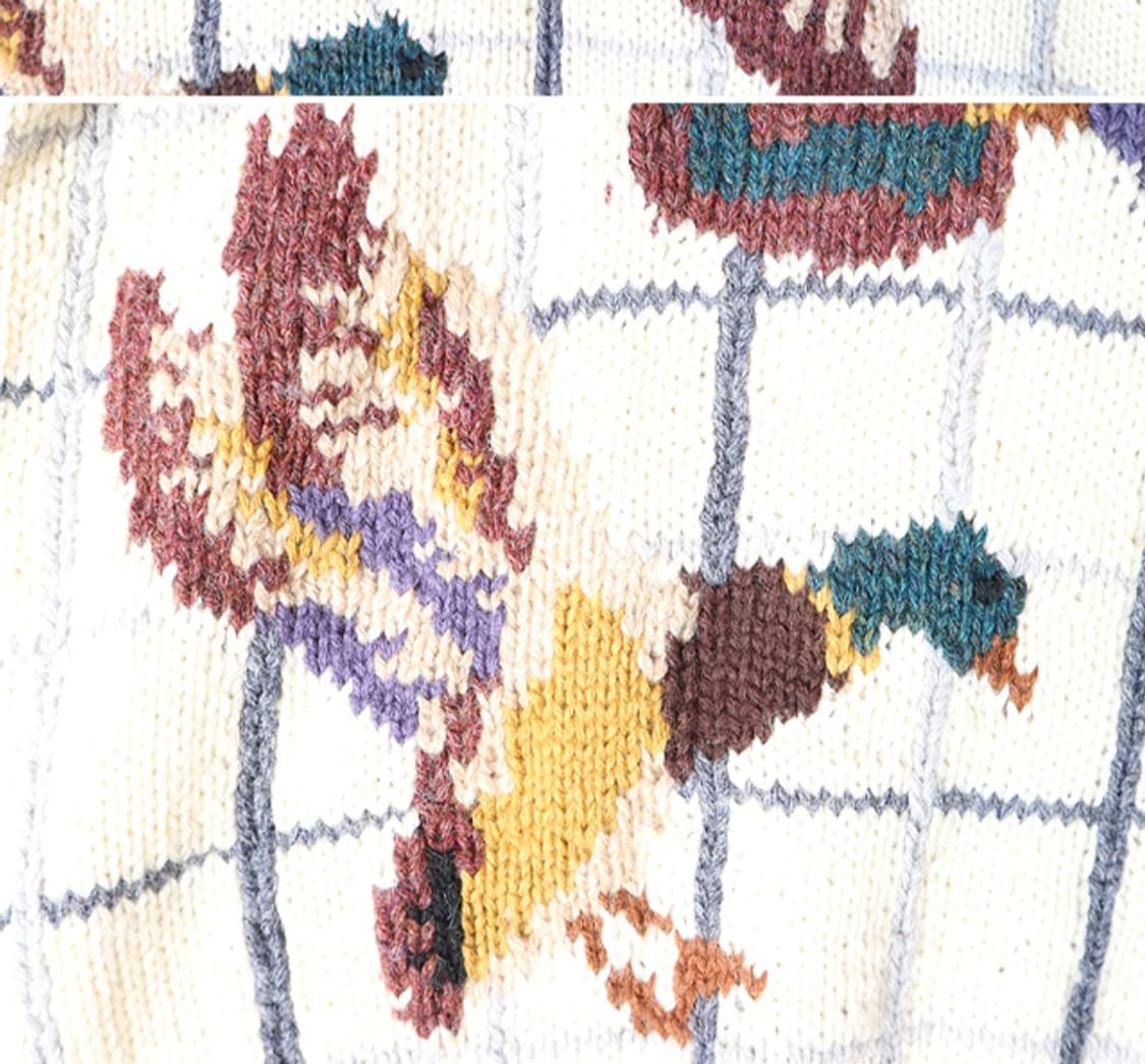 일본판 90S 영국식 울100% 숄카라 빈티지 헌팅 스웨터
 상품이미지4