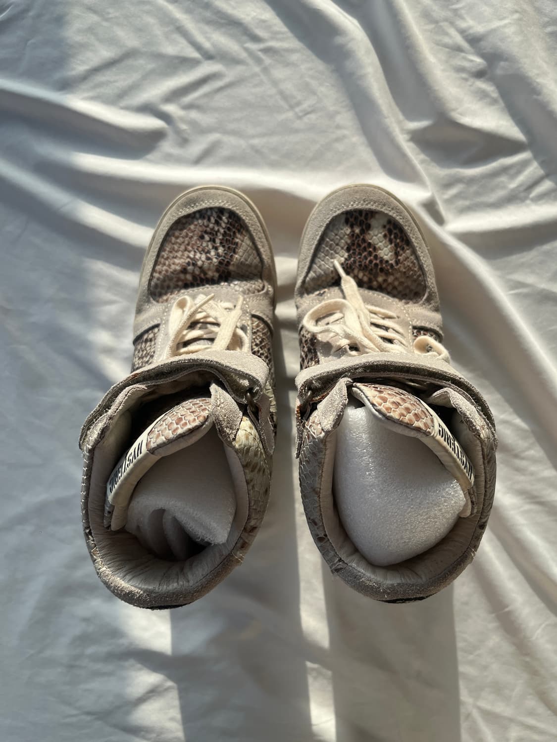 히스테릭 글래머 파이톤 하이탑 플랫폼 스니커즈 운동화 신발 상품이미지8