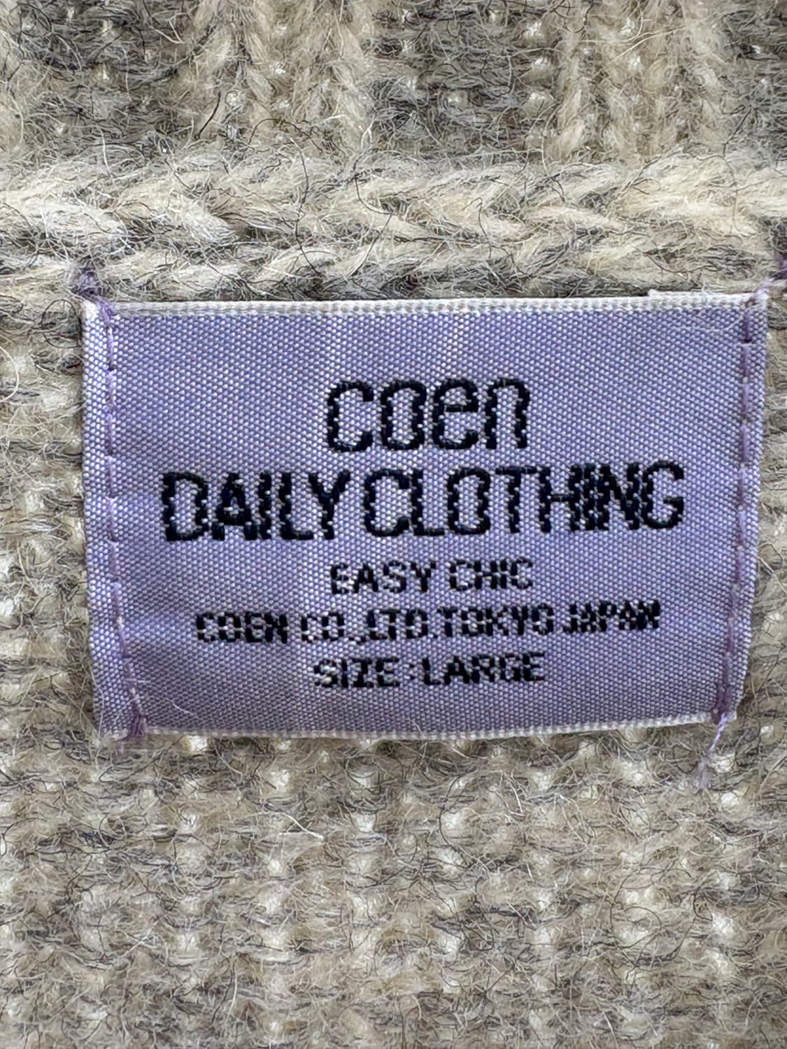 COEN DAILY CLOTHING 니트 상품이미지6