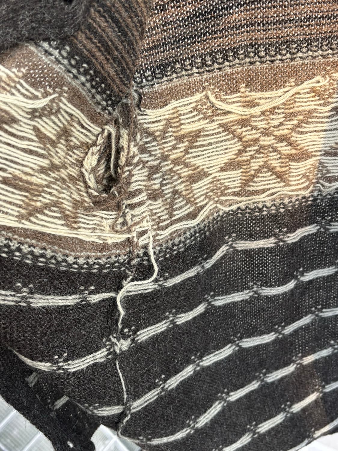 빈티지 윈터 패턴 가디건 상품이미지5