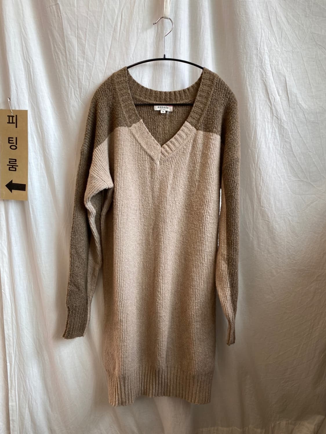 ANDREE 니트롱원피스(M) 상품이미지1