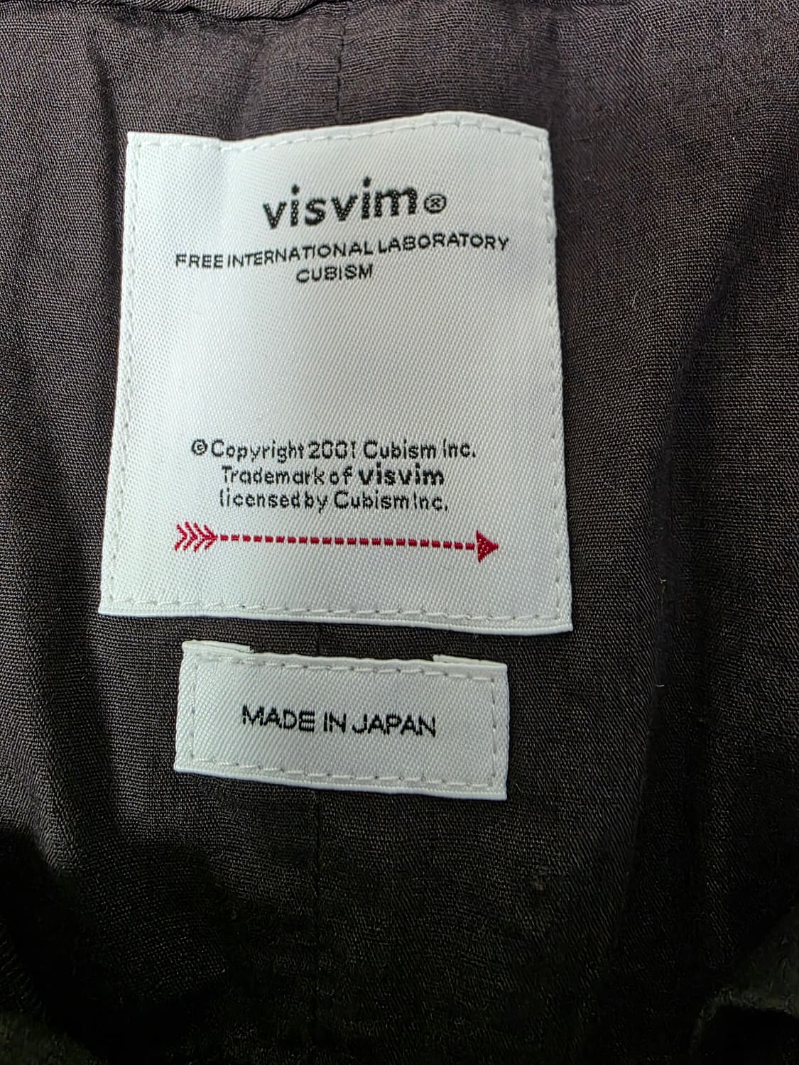 [2] 비즈빔 24AW 와이드 치노 크래쉬 블랙 새상품 상품이미지5