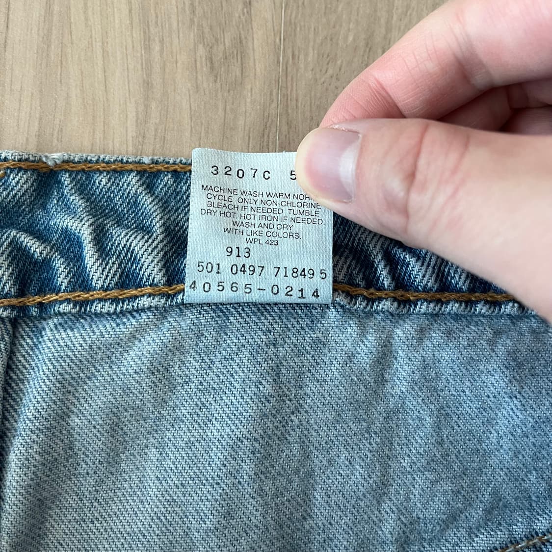 [38X34] 90s 빈티지 리바이스 565 made in usa 상품이미지3