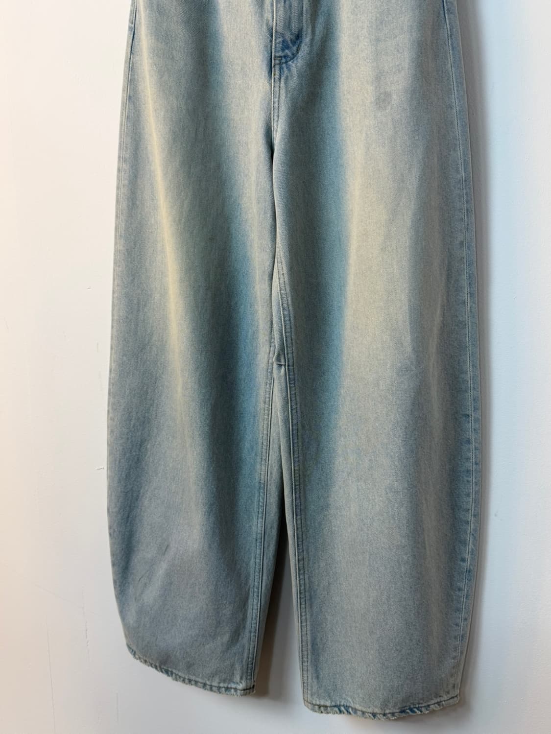 스튜디오스 세미 플레어 다이드 데님 팬츠 상품이미지3