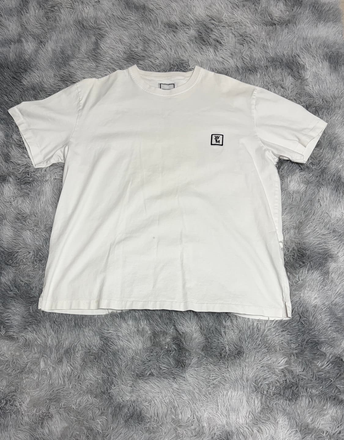 우영미 백로고 반팔티 <size 50> 상품이미지1