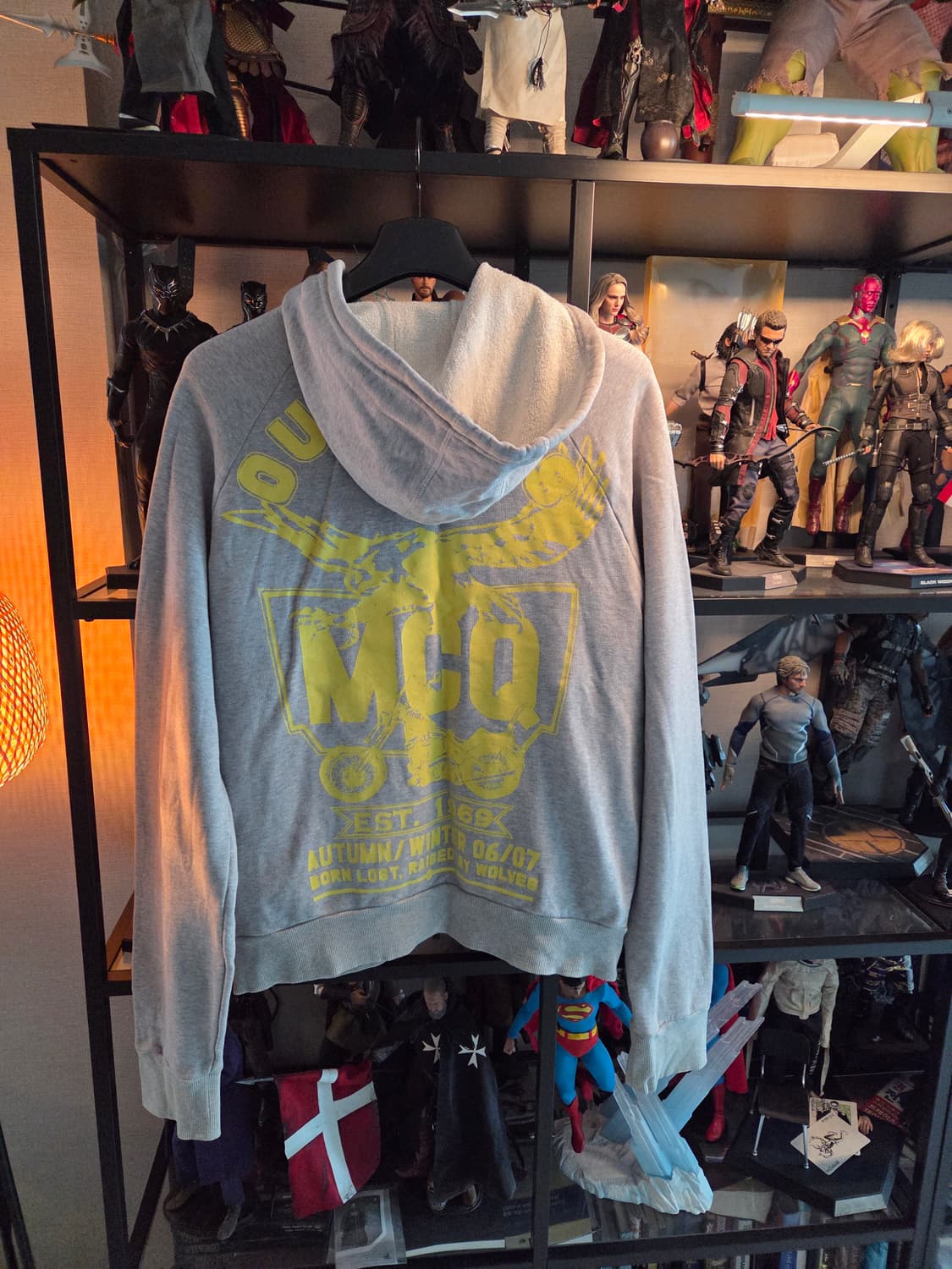 알랙산더 맥퀸 그레이 후드집업 L 상품이미지3