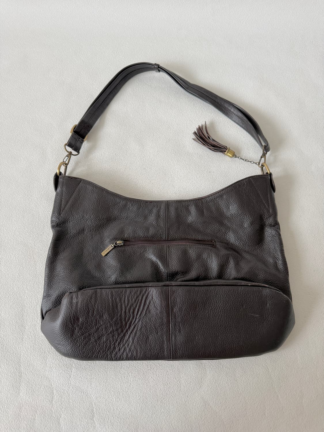 Pre owned 레더 크로스백(토트 가능) 상품이미지6