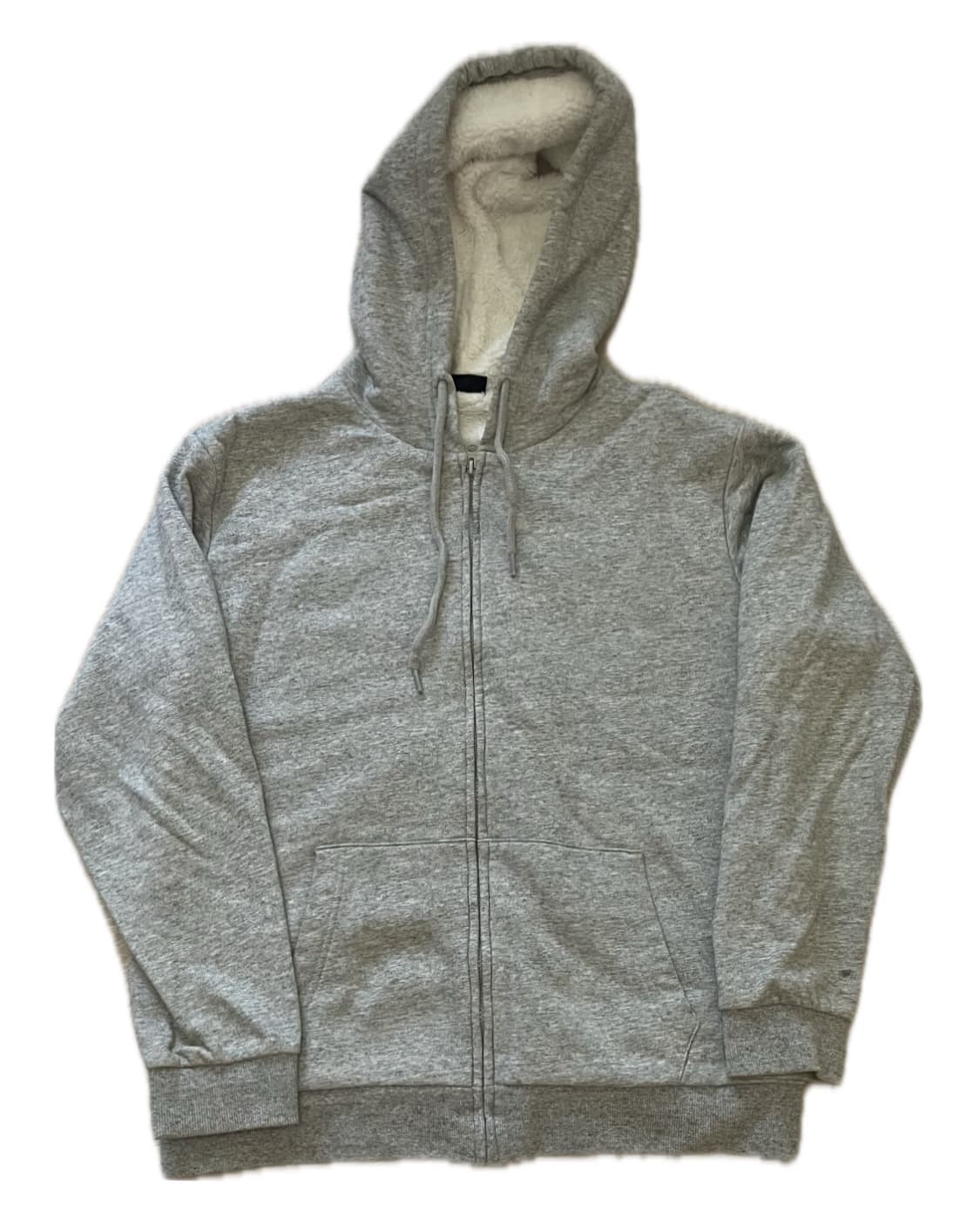 POLHAM 양털 후드집업 회색 상품이미지1