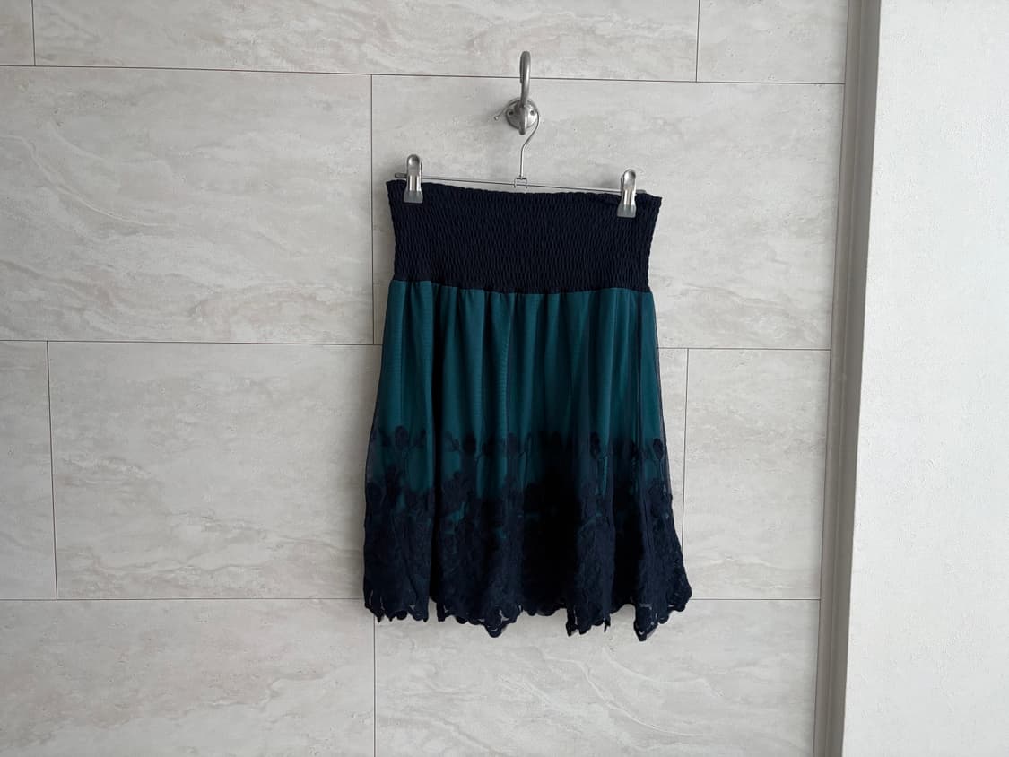 vintage lace trim skirt 상품이미지1