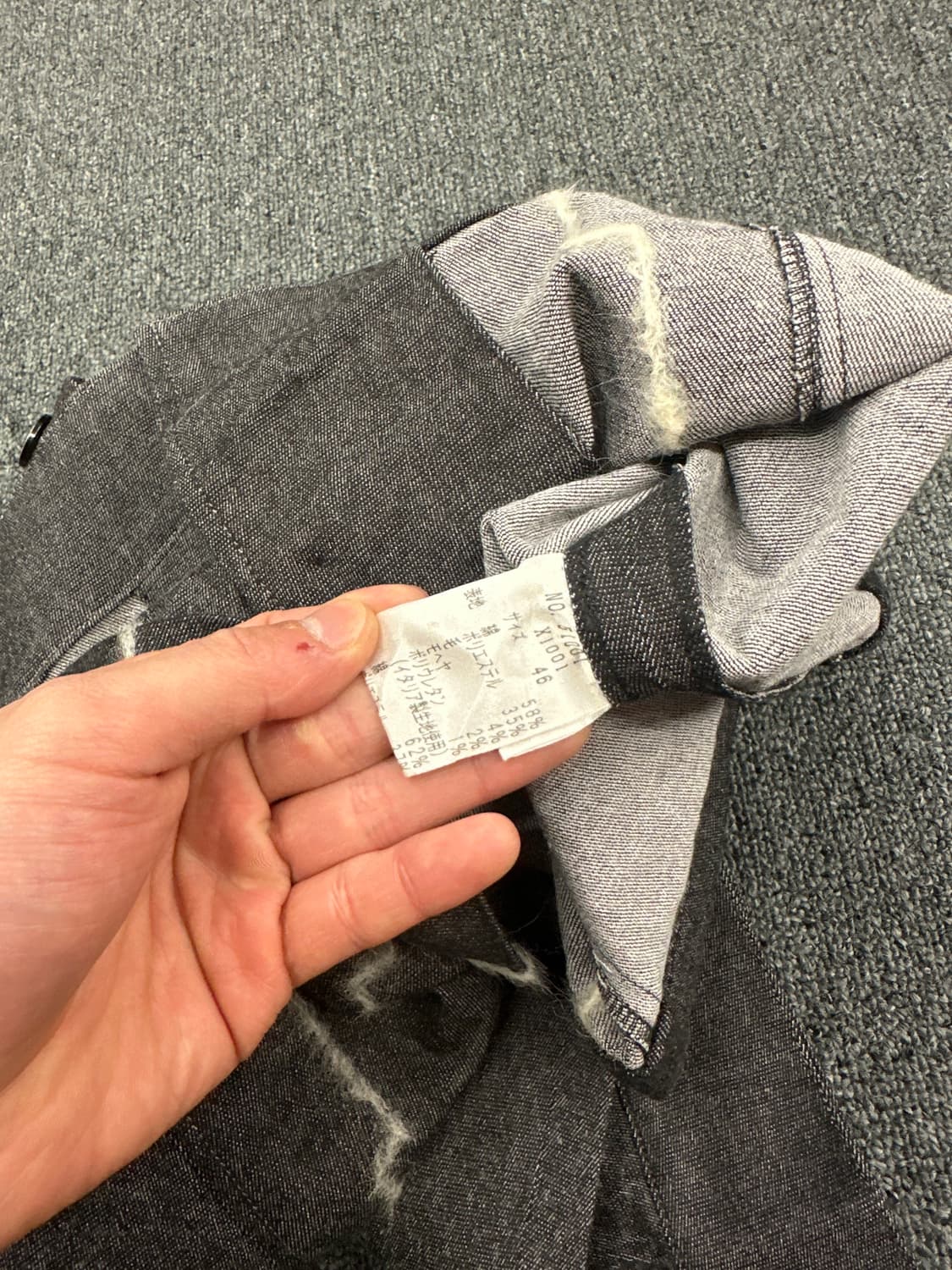 재패니즈 빈티지 흑청 데님자켓 상품이미지5