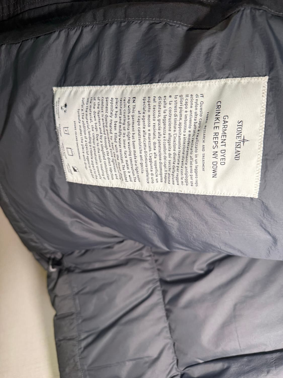 [L] 스톤 아일랜그 40223 크링클랩스 다운 재킷 다크그레이-21FW 상품이미지7