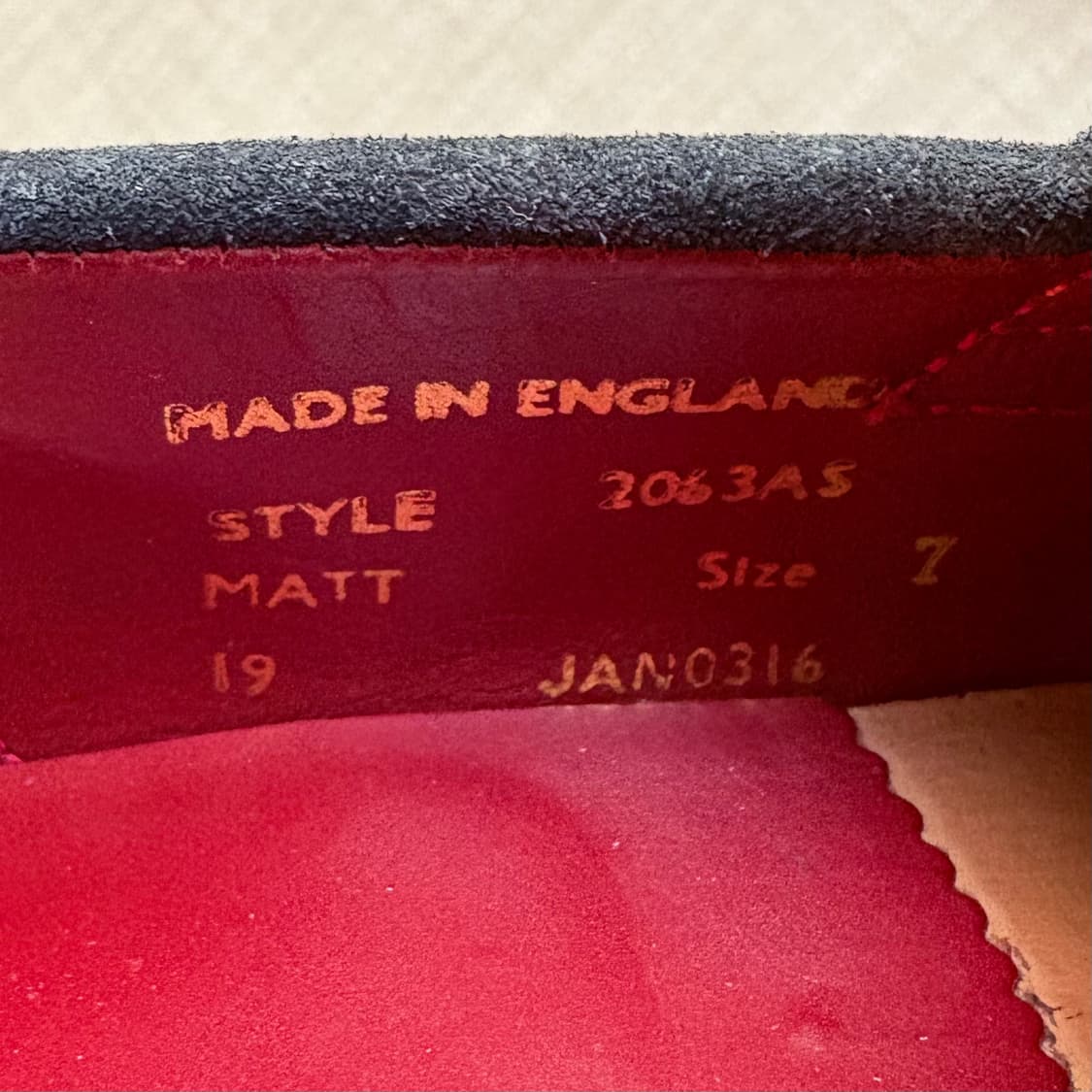 [UK7/260] 영국 Sanders 네이비 스웨이드 페니로퍼 상품이미지10