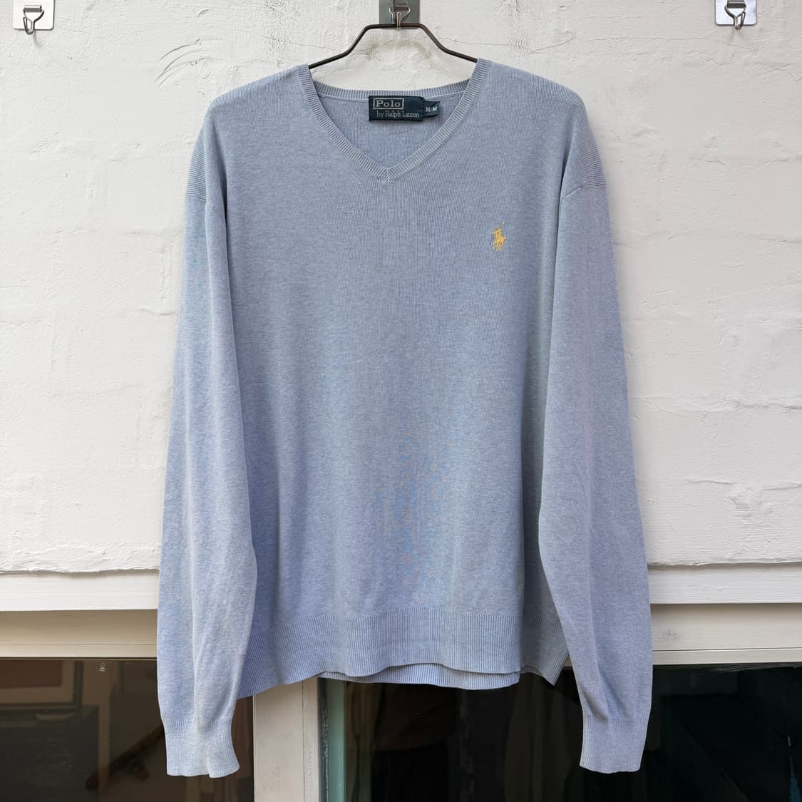 Polo by Ralph Lauren 피마코튼 브이넥 긴팔 니트 M 상품이미지1