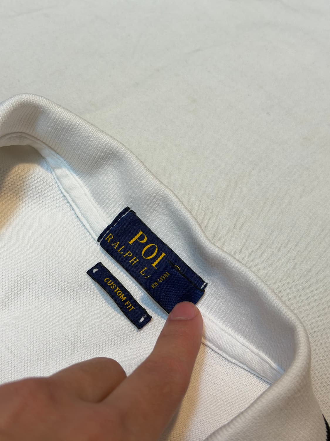 폴로 빅포니 치프키프 블랙와치 카라티 화이트 상품이미지5