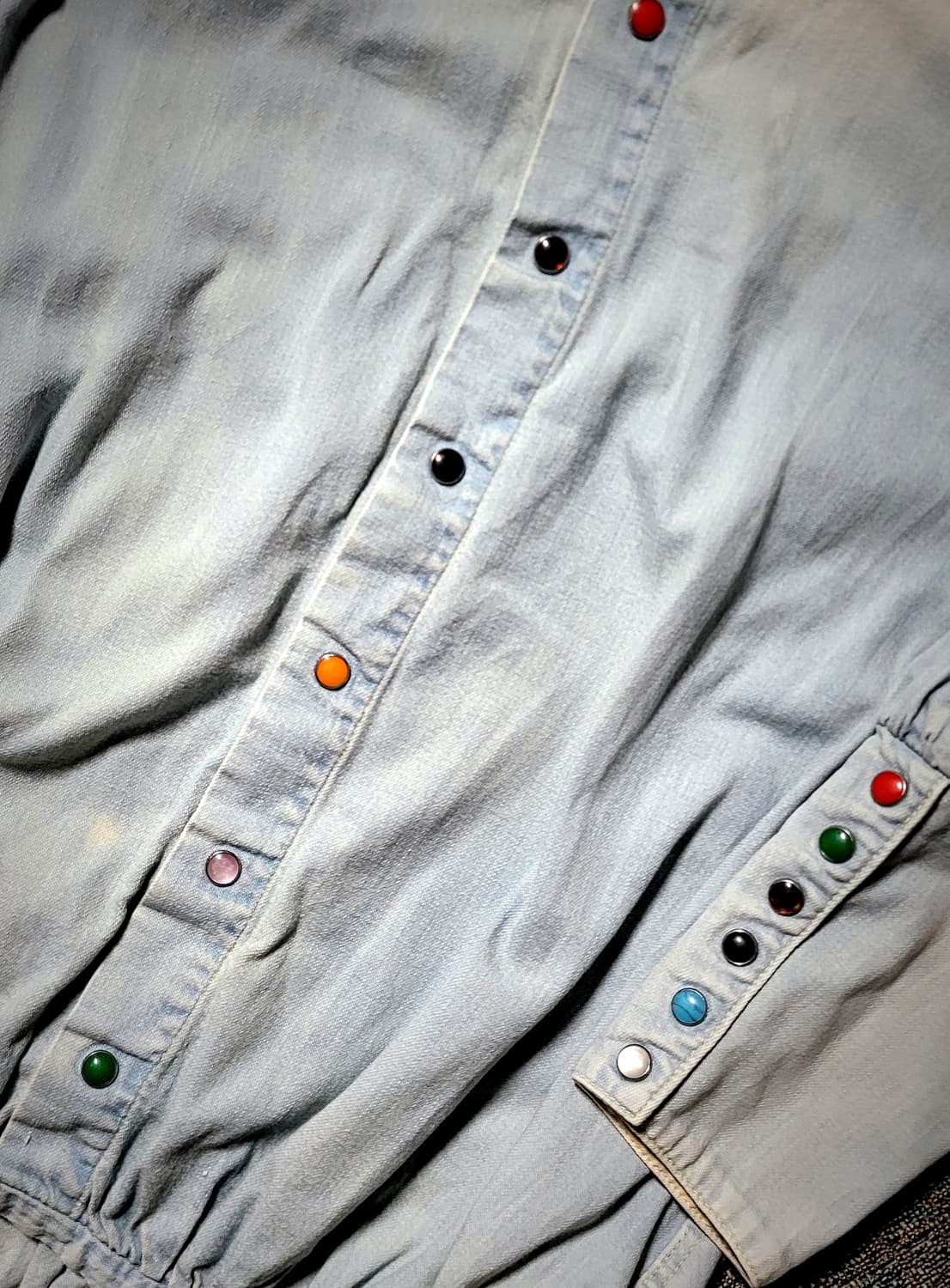 캐피탈 레이디스 웨스턴 데님 셔츠 상품이미지1