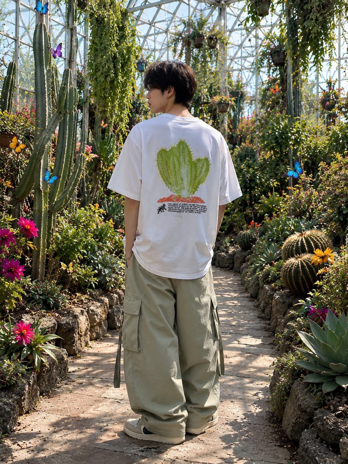 STUSSY 스투시 데저트 블룸 하프 티셔츠 상품이미지3