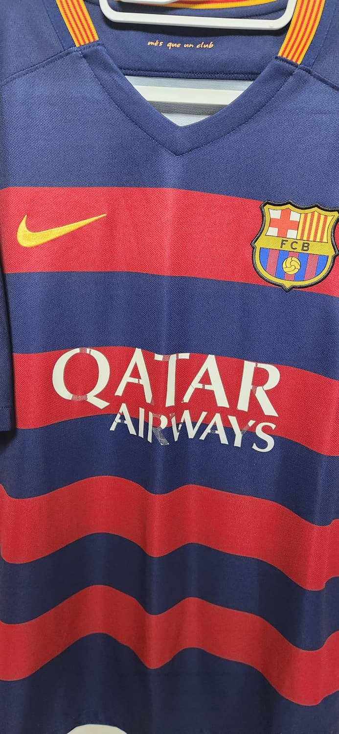 15-16 나이키 바르셀로나 홈 유니폼 반팔 노마킹 상품이미지2