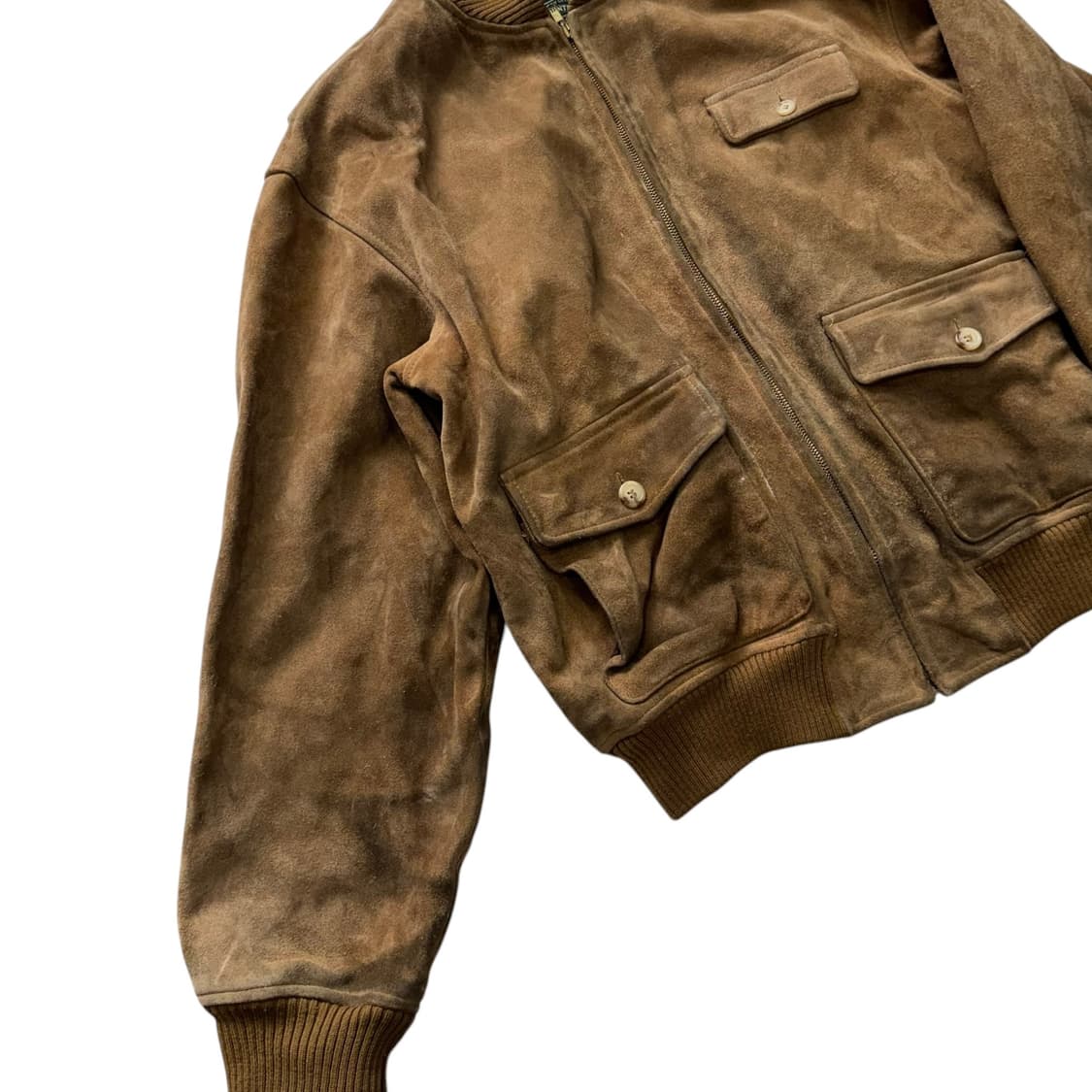 [105~] 90's 폴로 컨트리 스웨이드 봄버 자켓 상품이미지5