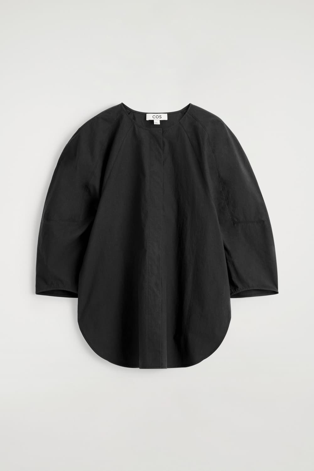 코스 스컬프처럴 피마 코튼 포플린 블라우스 상품이미지1