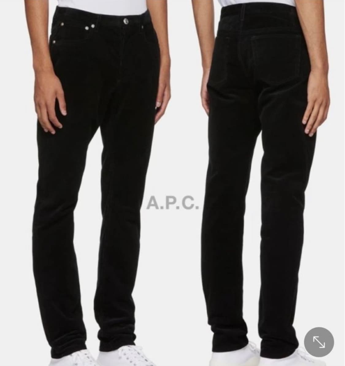 [32] 아페쎄 뉴 스탠다드 블랙진 상품이미지2