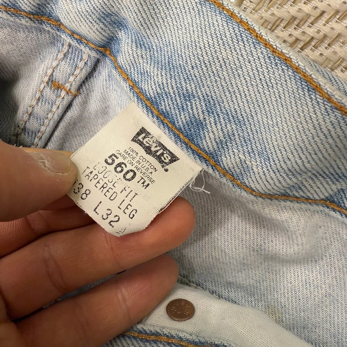 usa 리바이스 560 데님팬츠 r1833 상품이미지8