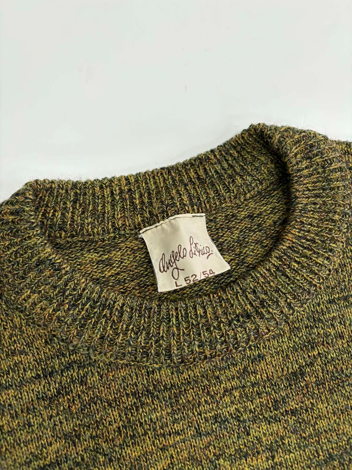 [L] 90s 빈티지 골프 자수 울 니트 스웨터 상품이미지5