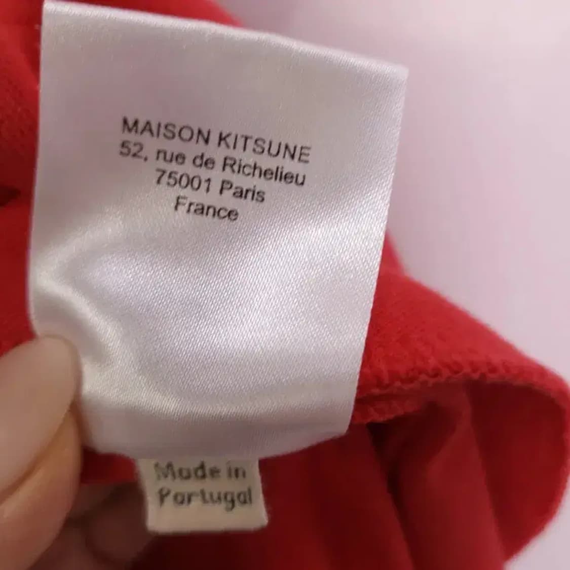 메종키츠네 레드 원피스 M 상품이미지2