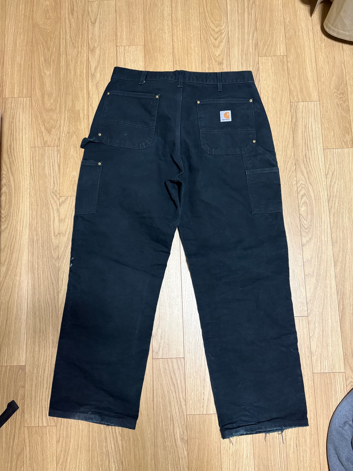 usa 칼하트 더블니 b01 36x32 blk 상품이미지2