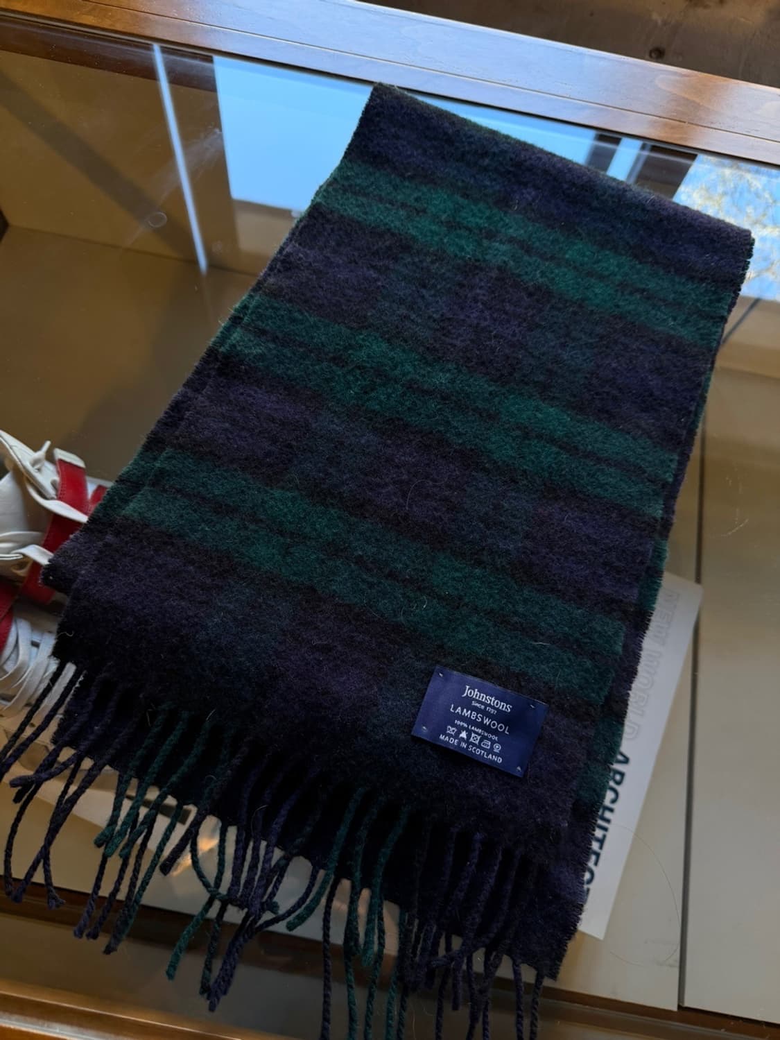 존스톤스 블랙와치 램스울 머플러 상품이미지8