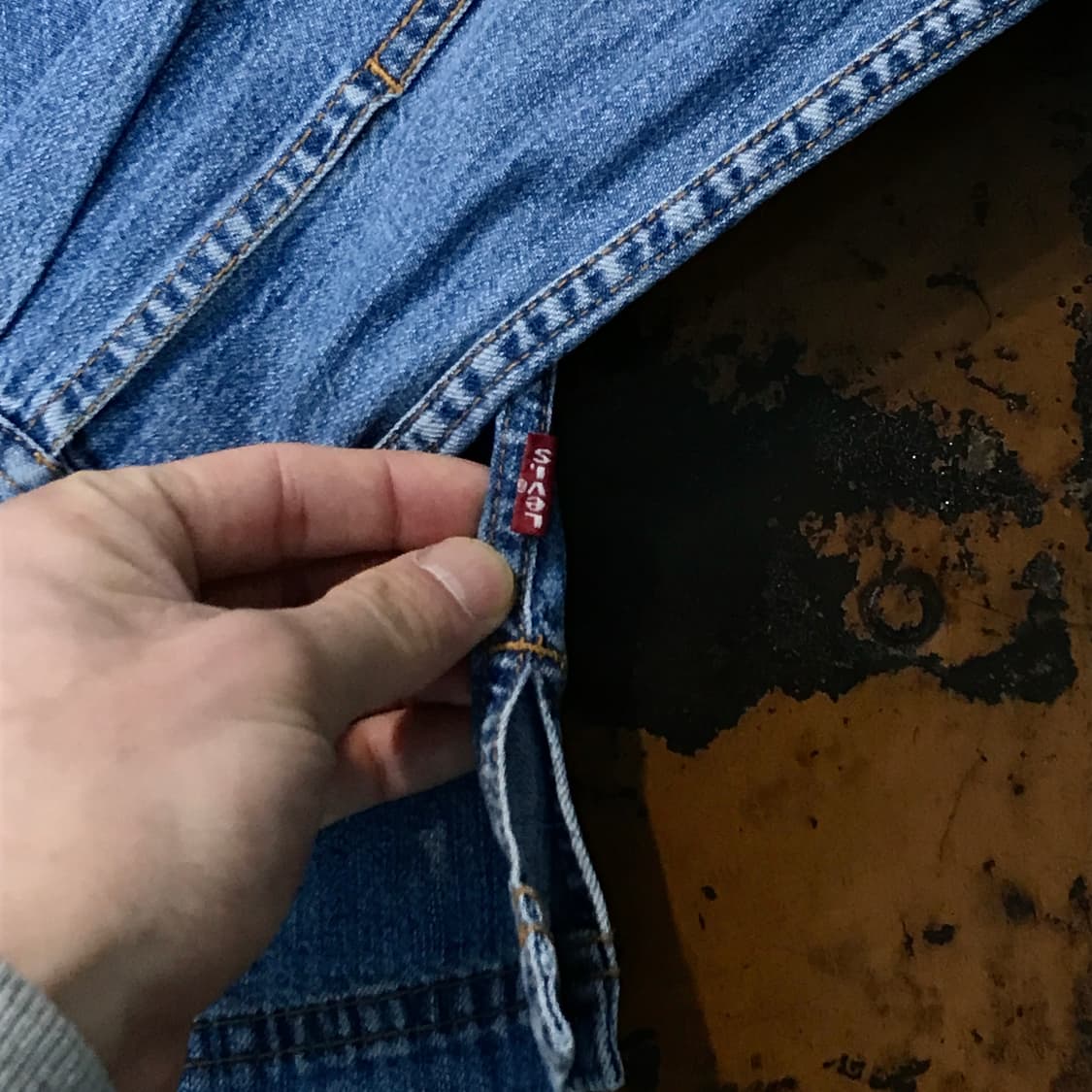 리바이스 LSC 투포켓 연중청 데님 셔츠 자켓 여성 55 사이즈 상품이미지5