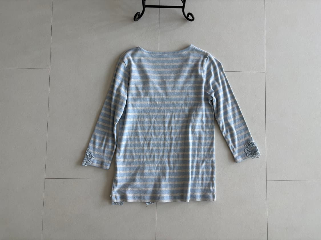 crochet lace border tee 상품이미지4