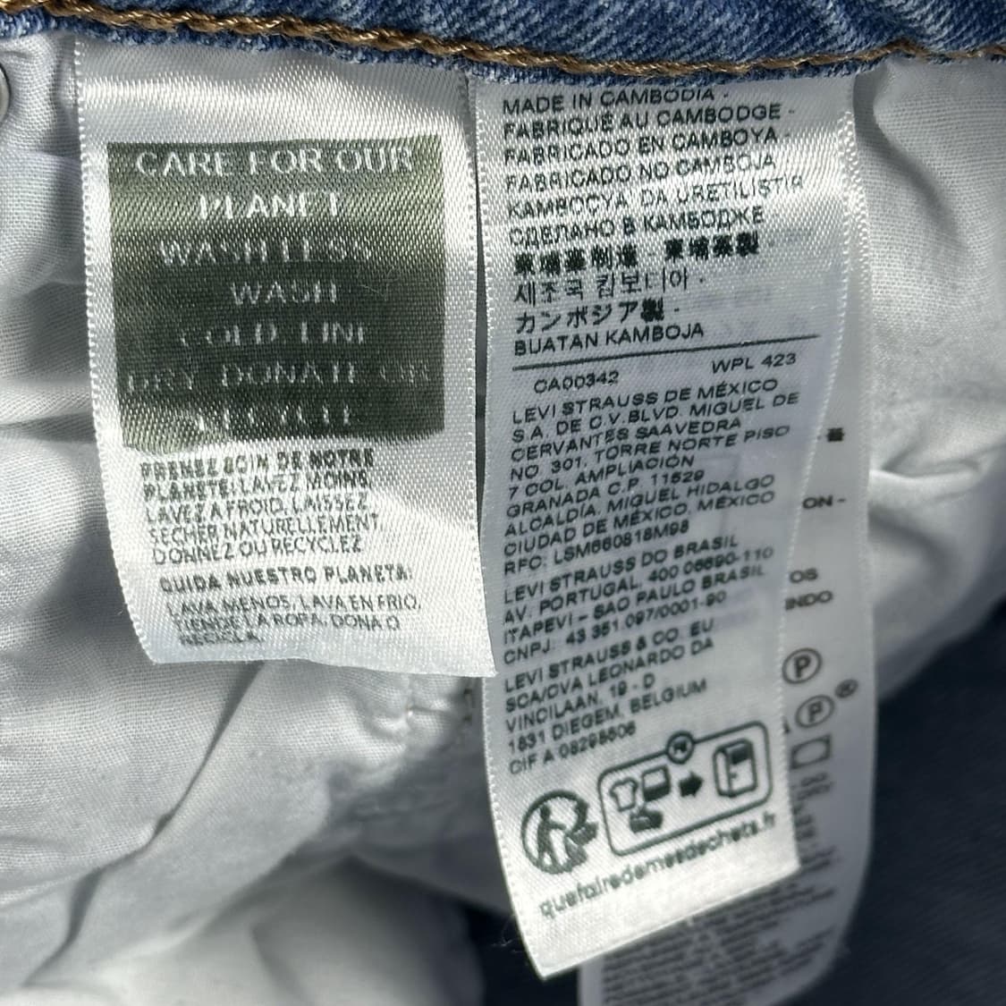 27 리바이스 여성 립케이지 스트레이트 앵클 데님팬츠 상품이미지6