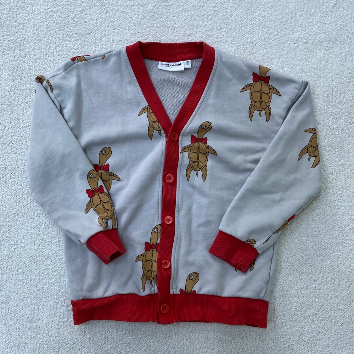 128 미니로디니 키즈 긴팔 가디건 0316M 상품이미지1