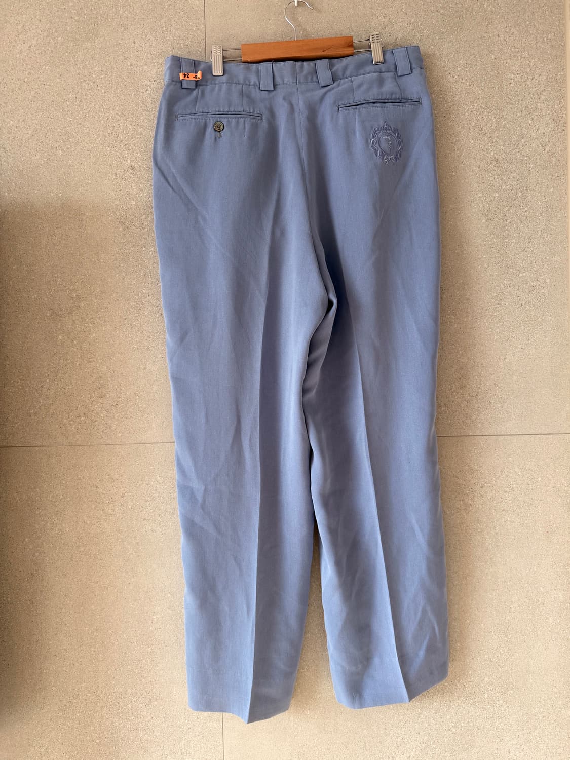 트루사르디 남성 투턱 슬랙스 소라색 34.6인치 상품이미지2