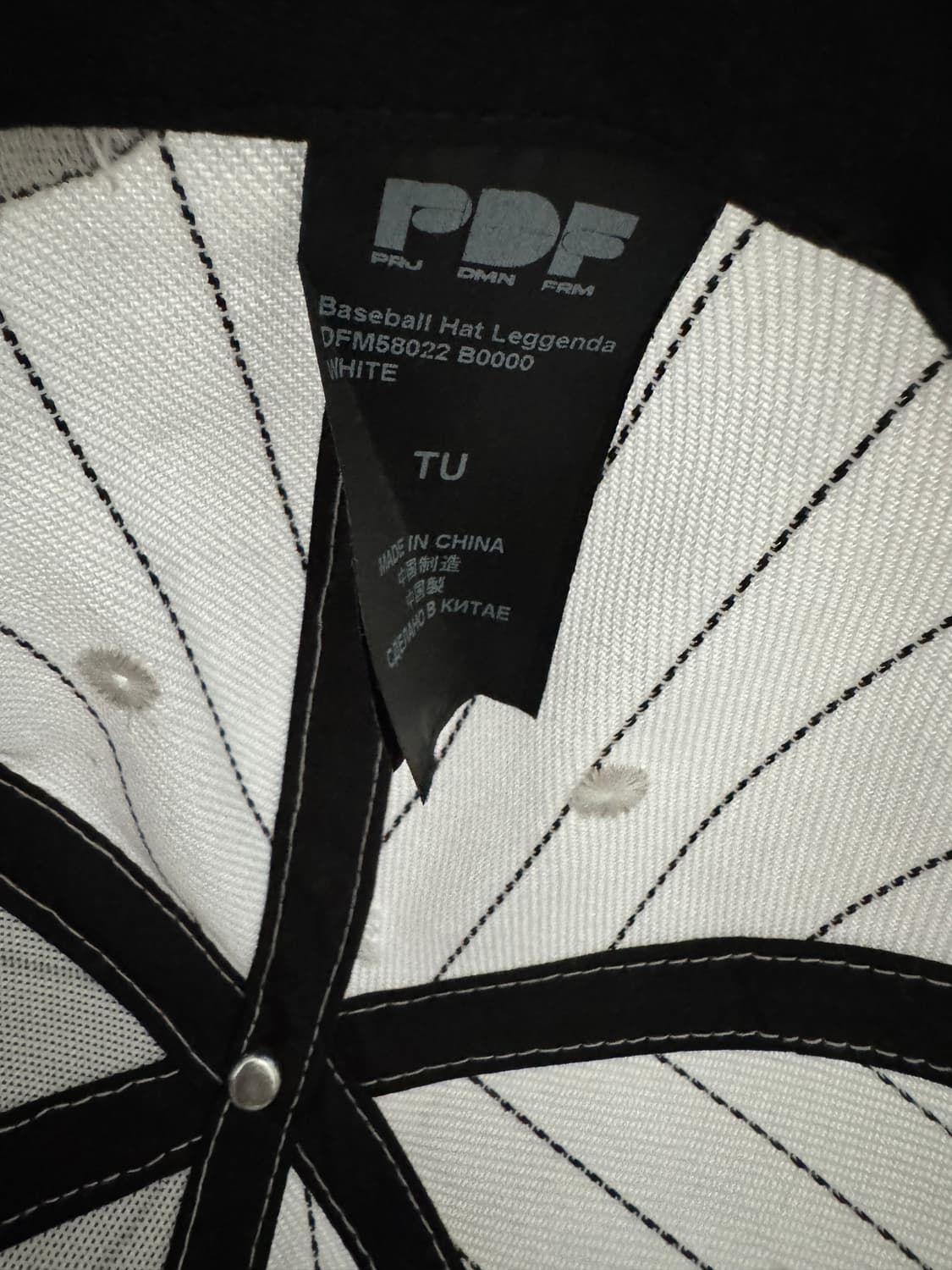 Pdf channel leggenda  baseball hat 상품이미지4