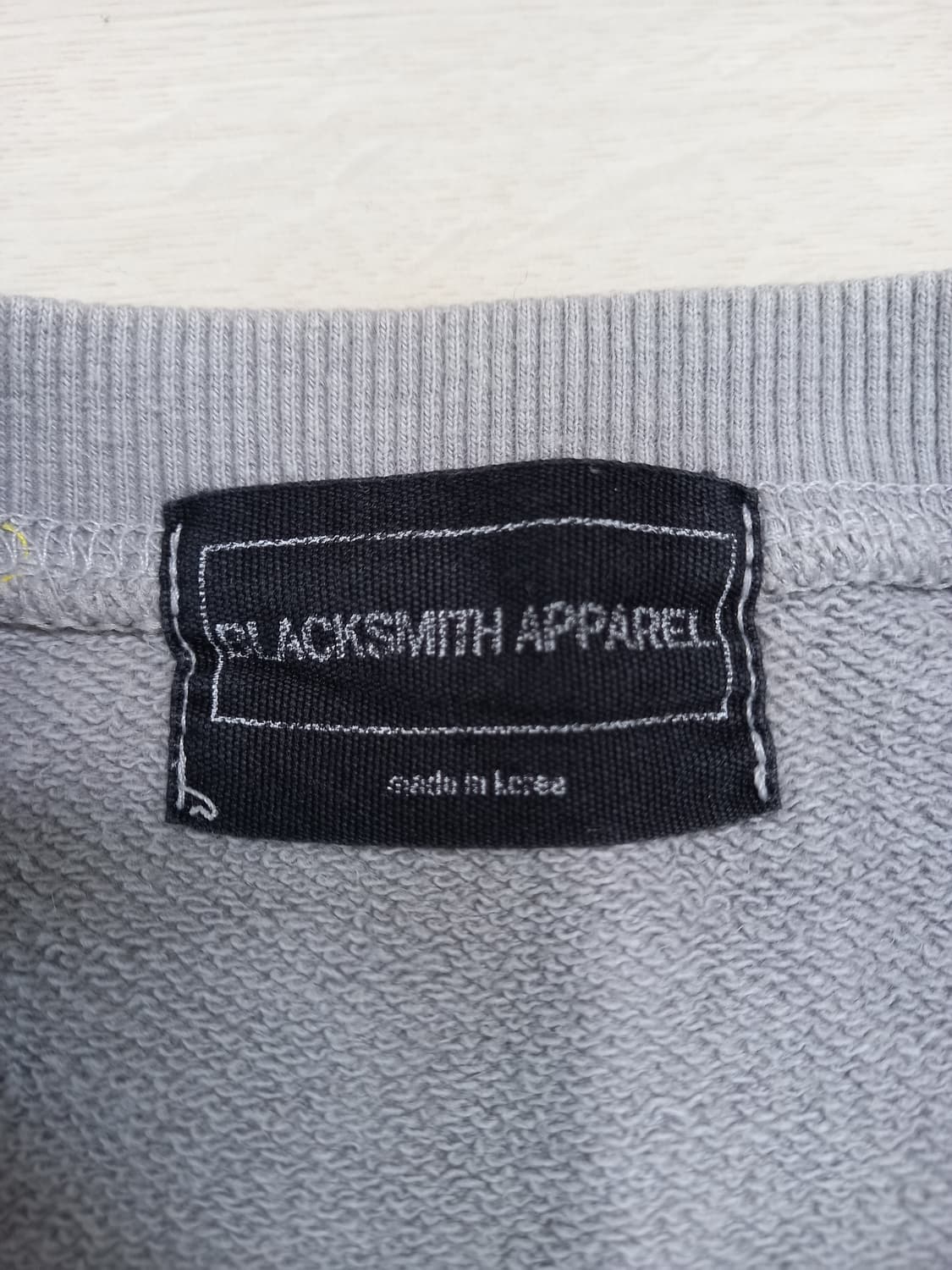 L100 Newtro collection 헤비 맨투맨 그레이 L-684 상품이미지5