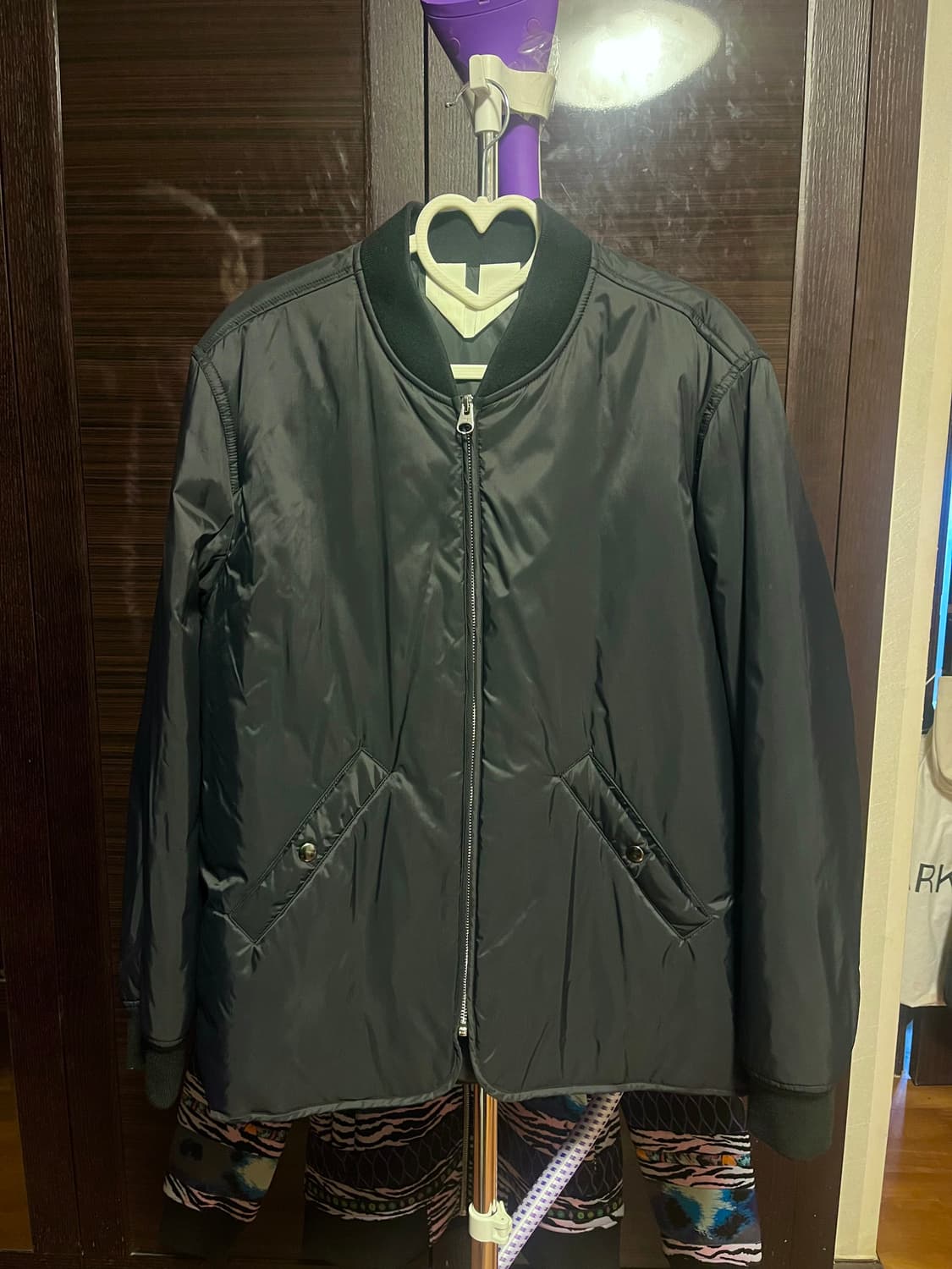 [남성S]아르켓 라이너 자켓 블랙 블루종 상품이미지1