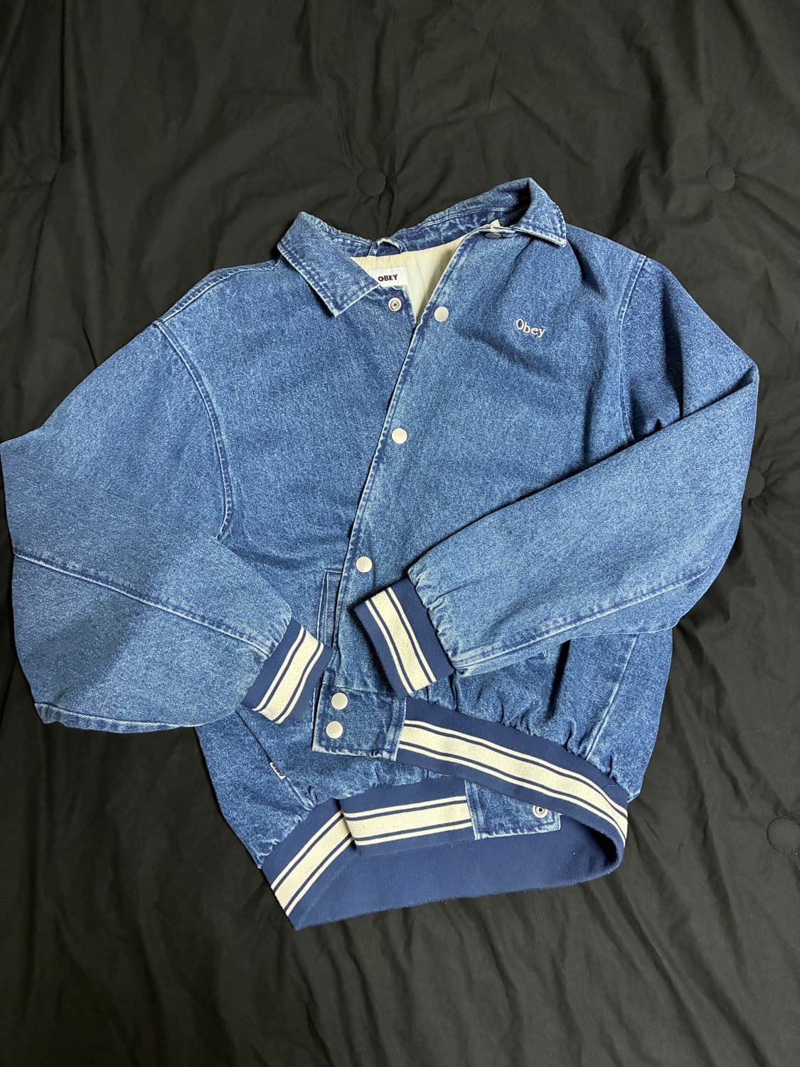 [L]오베이 데님 로즈 블루종 상품이미지1