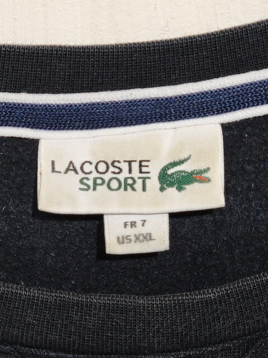 (XXL) 라코스테 맨투맨 진곤색 빅사이즈 스웨트 티셔츠  상품이미지3