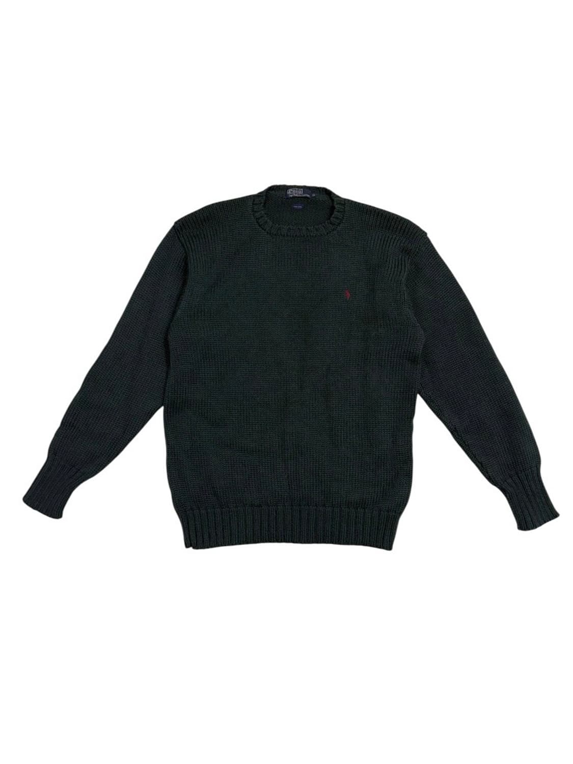 폴로 랄프로렌 코튼 니트 그린 XL 상품이미지2