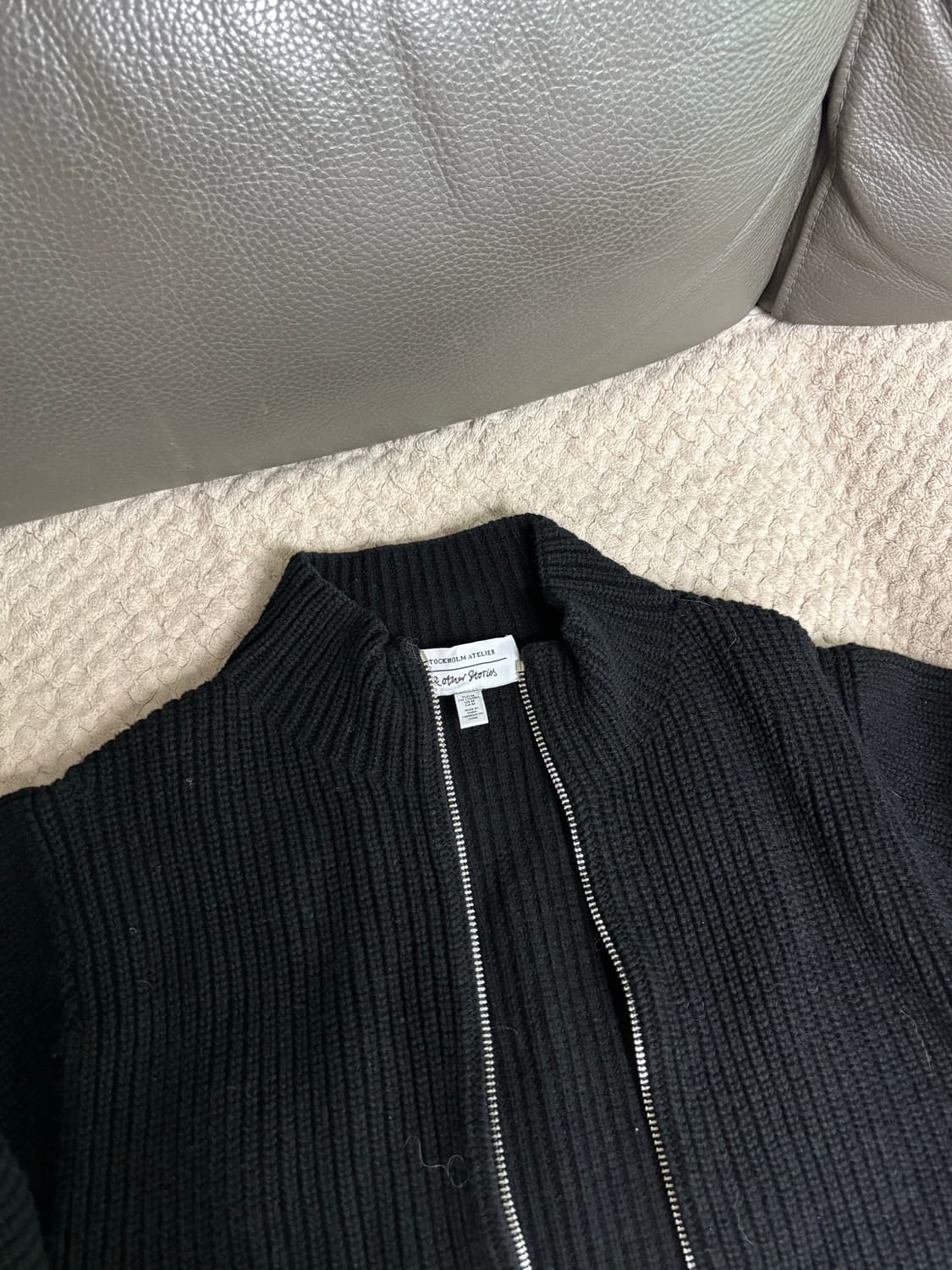 앤아더 니트 집업 상품이미지2